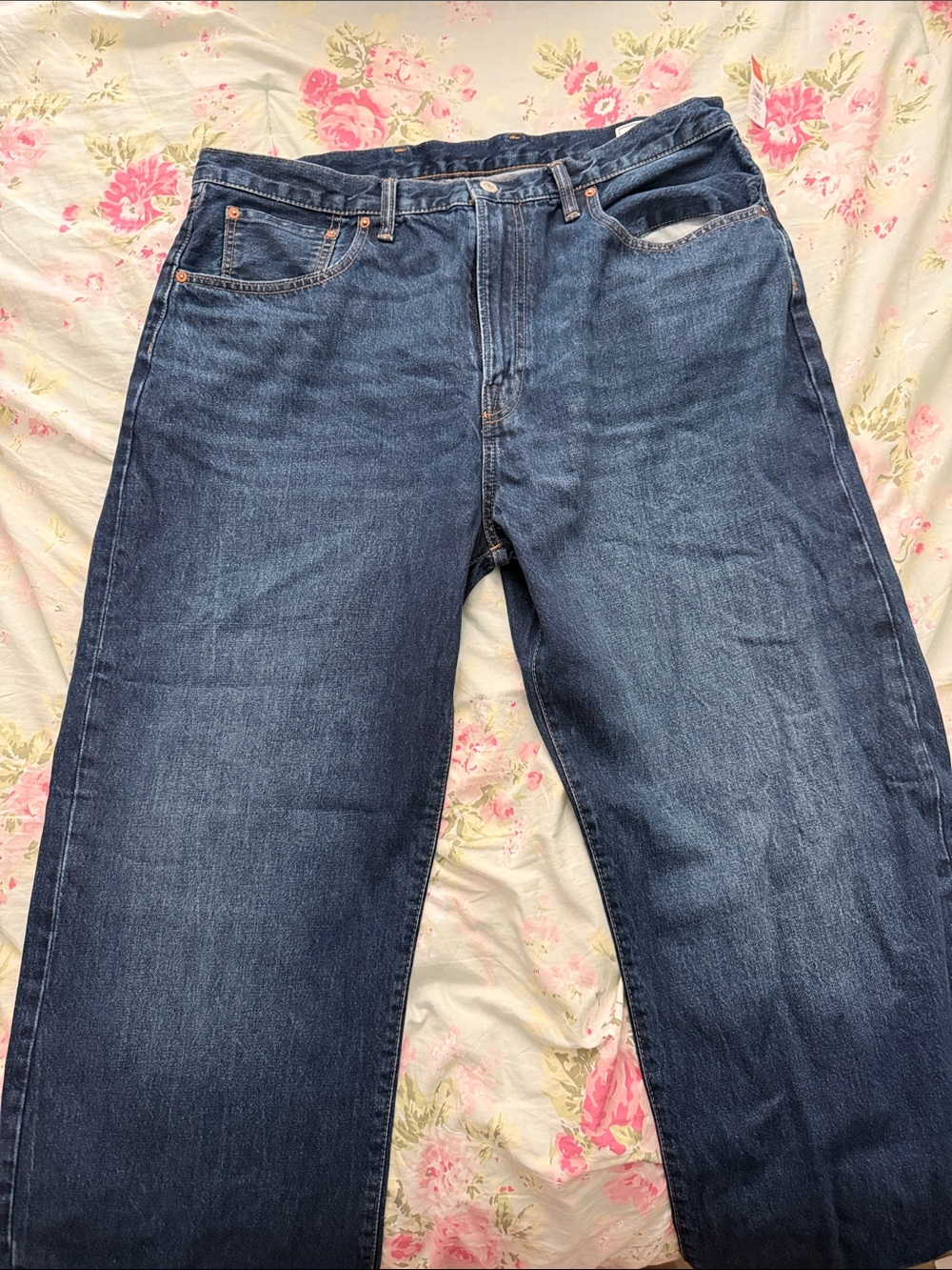 GAP Men's Dark Blue Straight Jeans